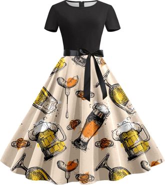 Generic Oktoberfest Outfits for Women Dirndl Dress for German Traditional Bavarian Costume 2025 New Oktoberfest Outfit Women