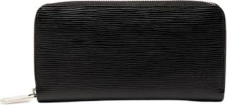 Louis Vuitton Pre-owned Wallets, female, Black, Size: ONE SIZE Pre-owned Zippy Wallet
