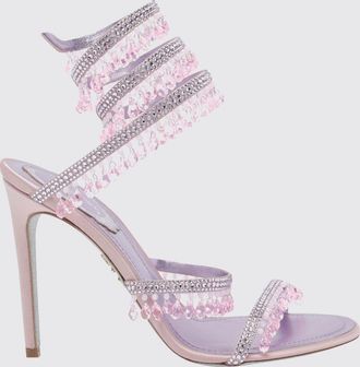 Rene Caovilla Sandalo Chandelier Rene Caovilla in raso con strass e pendenti