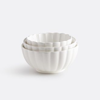 La Redoute Interieurs Set van 3 nestkommen, porselein, YLAN