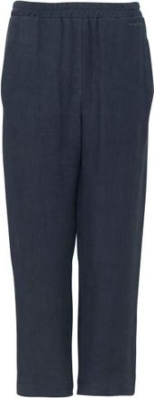 Mazine Straight Leg Linen Pants Freizeithose f&uuml;r Damen | blau