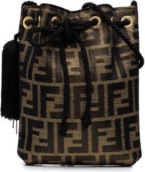 Fendi Pre-owned Fendi Zucca Canvas Drawstring Bucket Bag Unisex Y0J3ZH1PVQWRCHJT