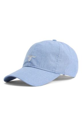 Barbour Nelson Chambray Baseball Cap in Chambray Blue at Nordstrom