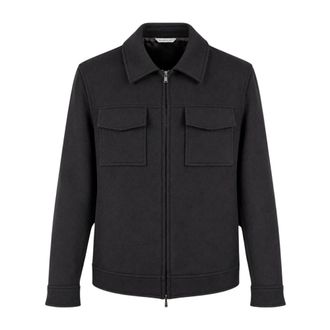 Manuel Ritz Giacca in misto lana - - Jackets - Uomo - Nero - 2XL