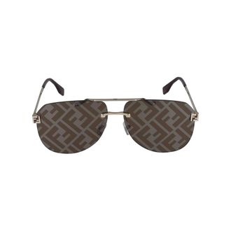 Fendi Sky Zonnebril - unisex - Accessoires - Grijs - Maat: 61 MM