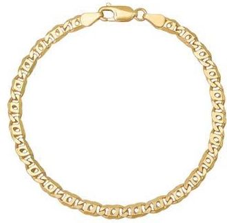 Queen Jewels Mens Tiger Eye Chain Bracelet in Gold at Nordstrom Rack