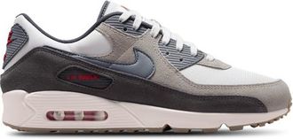 Nike Mens Air Max 90 Premium - Running Shoes College Grey/Summit White/Particle Grey Size 10.0
