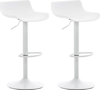 Clp Clp - Lote De 2 Taburetes De Bar Aveiro Blanco