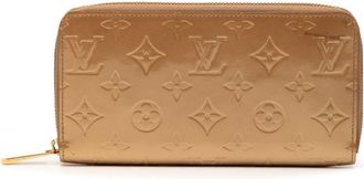 Louis Vuitton Gold Mordore Patent Leather Long Wallet (Bi-Fold) (Pre-Owned)