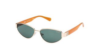 Guess GU8258 32N Mens Sunglasses Gold Size 56