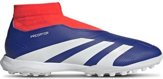 adidas Mens adidas Predator League Laceless Turf - Soccer Shoes Lucid Blue/White/Solar Red Size 10.0