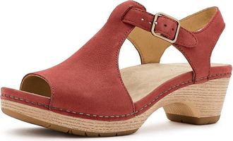 Dansko Laverne Womens Sandals Paprika Nubuck : EU 42 (US Womens 11.5-12) Regular, Leather