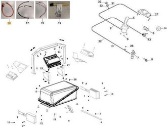 STIGA Sports Cable De Alimentaci&oacute;n Principal Gyro 900 Original Stiga - 137065331/0