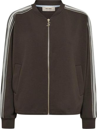 Mos Mosh Sweatshirts & Hoodies - Dames - Vesten met rits - Bruin - S - Hoodies & sweatvesten