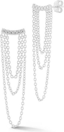 Glaze Jewelry Silver Cz Earrings