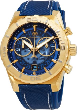 Technomarine Reef Chronograph Quartz Blue Dial Mens Watch TM-519009