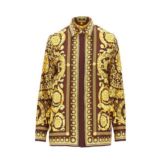 Versace Barocco silk shirt Woman 40
