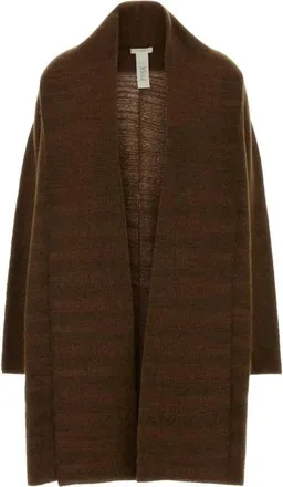 The Row Novaan Cardigan - Dames - Vesten - Bruin - M - Polyester - Truien & Vesten