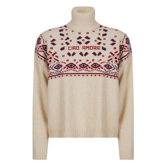 Giada Benincasa Soho Turtleneck - Dames - Truien - Wit - Maat: M Wol