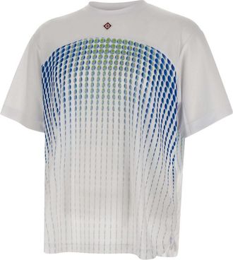 Casablanca White Crew Neck T-Shirt