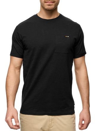 Indicode Rundhalsshirt INDICODE INAndorra, Herren, Gr. XXL, schwarz, Single Jersey, Obermaterial: 100% Baumwolle, unifarben, regular fit h&uuml;ftlang, Rundhals, Sh