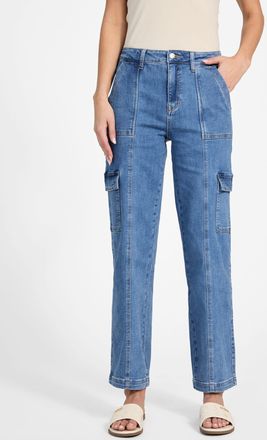 Guess Natalie High-Rise Cargo Jeans