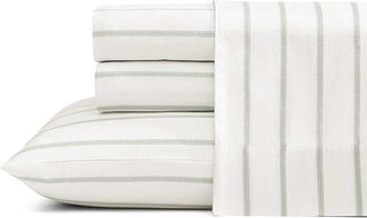 Tommy Bahama 300 Thread Count Vida Stripe Sateen Sheet Set