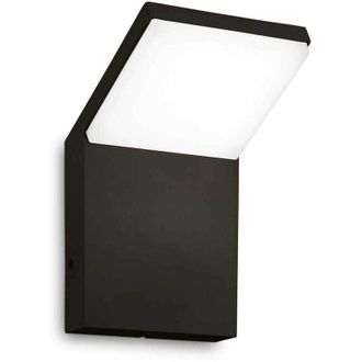 Ideal Lux Ideal Lux - Style Integrated led Outdoor Modern Wall Lamp Black 1050Lm 3000K IP54