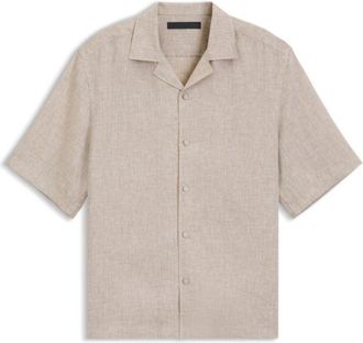 BOSS BY BECKHAM relaxed-fit linen shirt