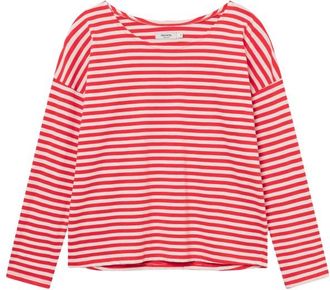 Dedicated Top Humledal Stripes Longsleeve f&uuml;r Damen | rosa