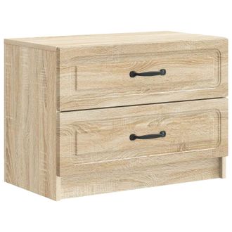 vidaXL Armario De Noche Con Caj&oacute;n Roble Sonoma 62 X 34,5 X 44,5 Cm Vidaxl