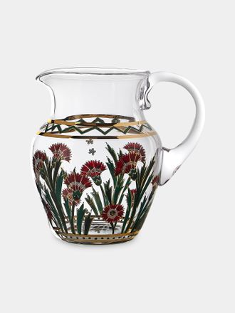 Lobmeyr Persian Flowers Hand-Blown Crystal Water Pitcher