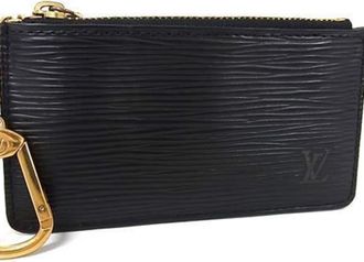 Louis Vuitton Epi Black Epi Leather Coin Purse/Coin Case (Pre-Owned)