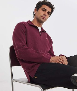 Polo Ralph Lauren Half Zip Sweat - Wine