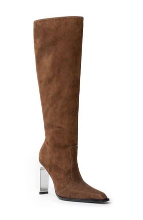 Black Suede Studio Grand Tall Boot in Brown at Nordstrom, Size 8.5Us