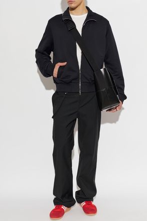 Our Legacy Sweatshirt With A Stand-up Collar, Mens, Black