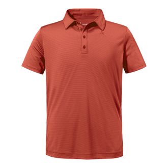 Sch&ouml;ffel Poloshirt SCH&Ouml;FFEL CIRC Polo Shirt Tauron M, Herren, Gr. 46, schwarz crabapple, Obermaterial: 100% Polyester, normal, Shirts Poloshirt, sportliche Pas