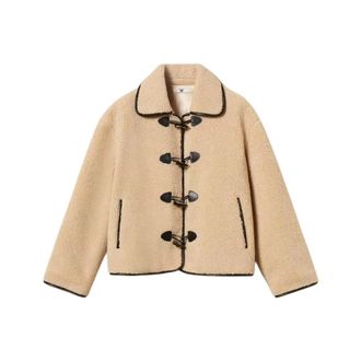 Twinset Caban - Dames - Jassen - Beige - XS - Leer - Jassen