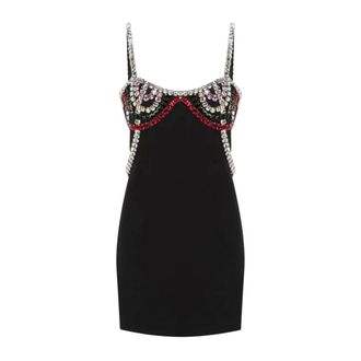 NU&Eacute; Party Dresses, female, Black, Size: 2XS Mini Dress With Crystals