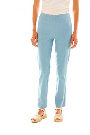 Sara Campbell Flannel Sheri Pants In Chambray Heather