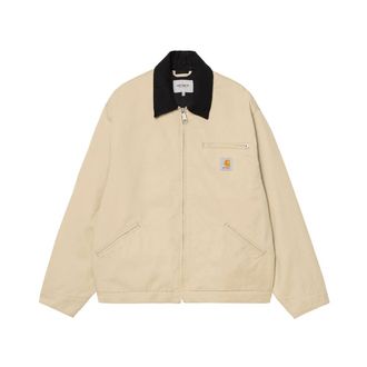 Carhartt Work in Progress Carhartt Wip, Light Jackets, male, Beige, Size: XL OG Detroit Jacket