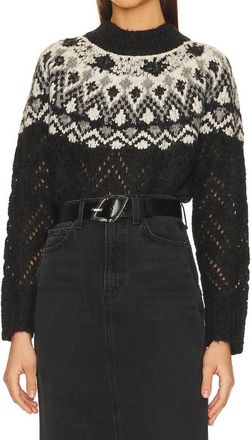 Veronica Beard Jerin Fairisle Sweater In Multi