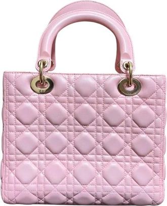 Dior Medium Cannage Pink Lady Dior bag Size M