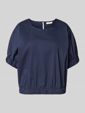 Freequent Blusenshirt mit Rundhalsausschnitt in Marine, Gr&ouml;&szlig;e XXL