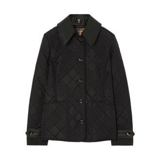 Burberry Dames, Jassen, Zwart, Maat: S