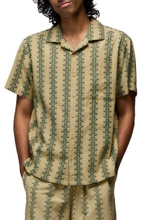 Prana Mantra Light Heritage Camp Shirt in Jackfruit at Nordstrom, Size X-Large