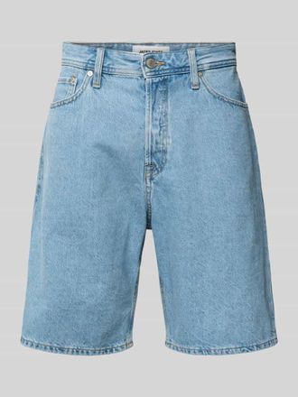 Jack & Jones Jack & Jones Baggy Fit Jeansshorts im 5-Pocket-Design Modell ALEX in Hellblau, Gr&ouml;&szlig;e XXL