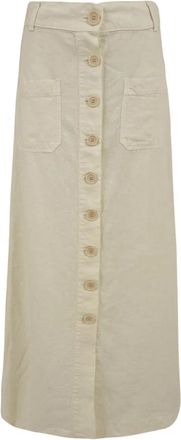 Aspesi 2207 C253 85046 Rok - Dames - Midirokken - Beige - M - Rokken