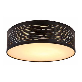 Globo Lighting Plaf&oacute;n - Tunno - Negro - Metal - &Oslash; 38cm - Led - 15342d1