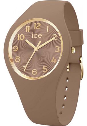 Ice Watch Womens 025252 Ladies Ice Champagne Watch - Brown Silicone - One Size